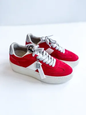 Shushop Stacey Red Suede