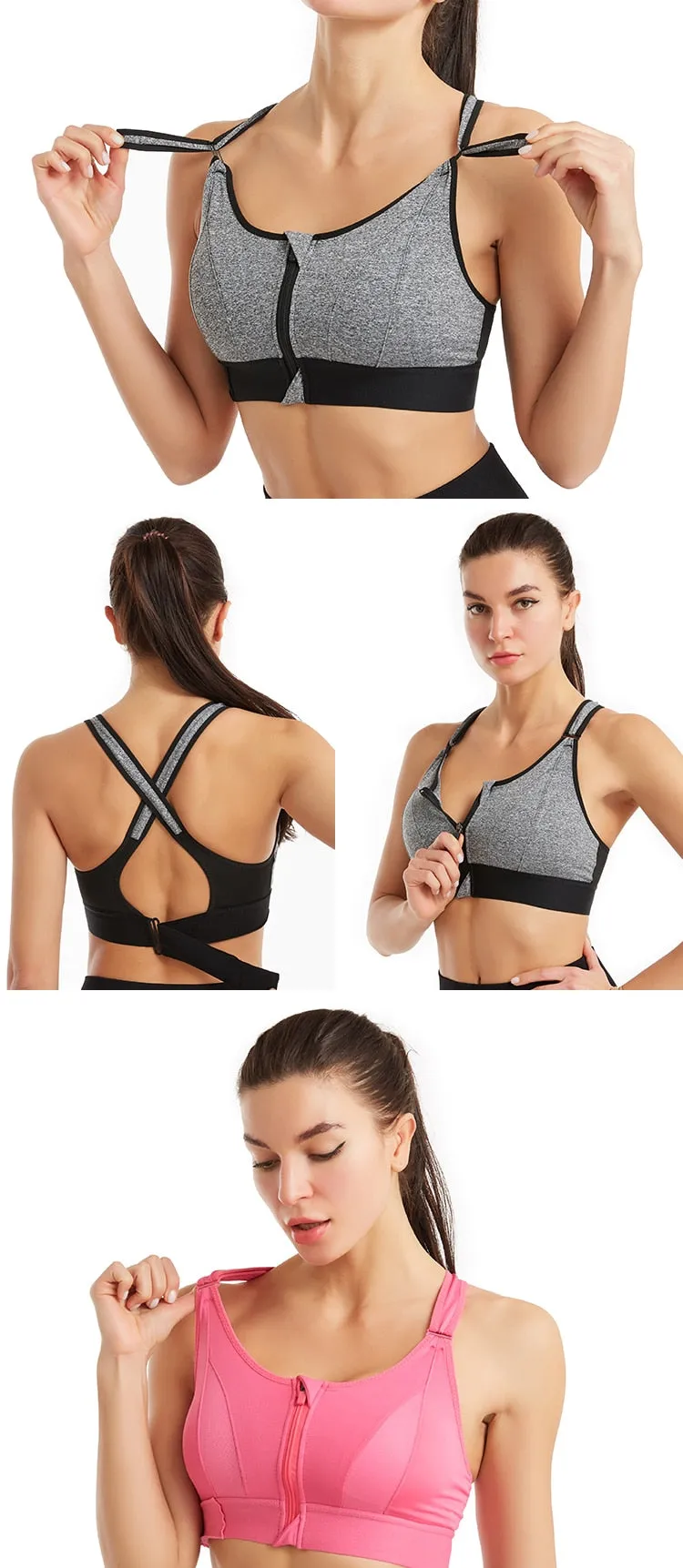Sports Bra Women's Tube Top Bralette Underwear Gym Without Bones Active Plus Size Invisible Seamless Fitness Bra Top