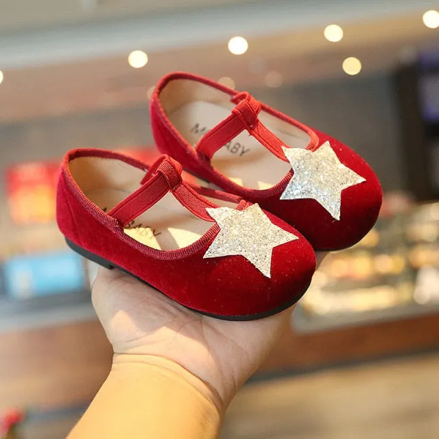 Spring Autumn Baby Girls Shoes Cute Bow Patent Leather Princess Shoes Solid Color Kids Gilrs Dancing Shoes First Walkers SMG104