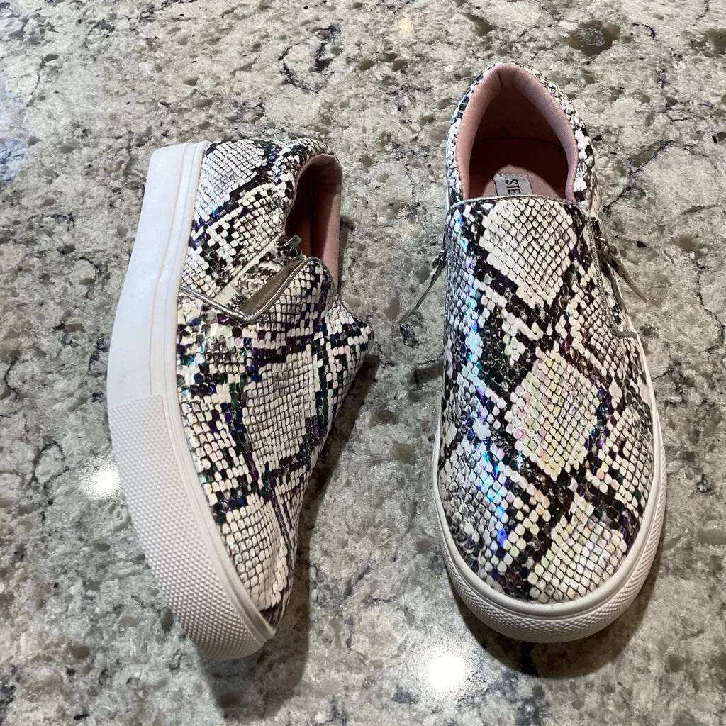 Steve Madden DWW Tennis Shoes 3Y Snake Skin