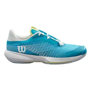 Wilson Kaos Swift 1.5 Ladies Clay Tennis Shoe - Blue/White/Lime