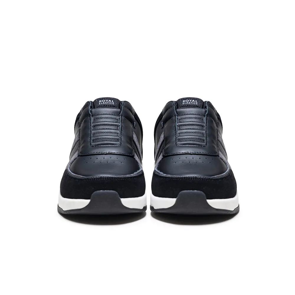 Women's Icon Ultra Lux Black Gray Leather Sneakers 97443-998