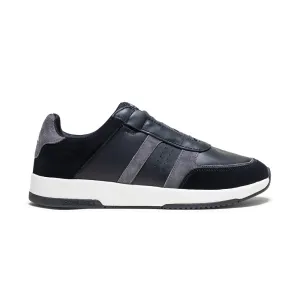 Women's Icon Ultra Lux Black Gray Leather Sneakers 97443-998
