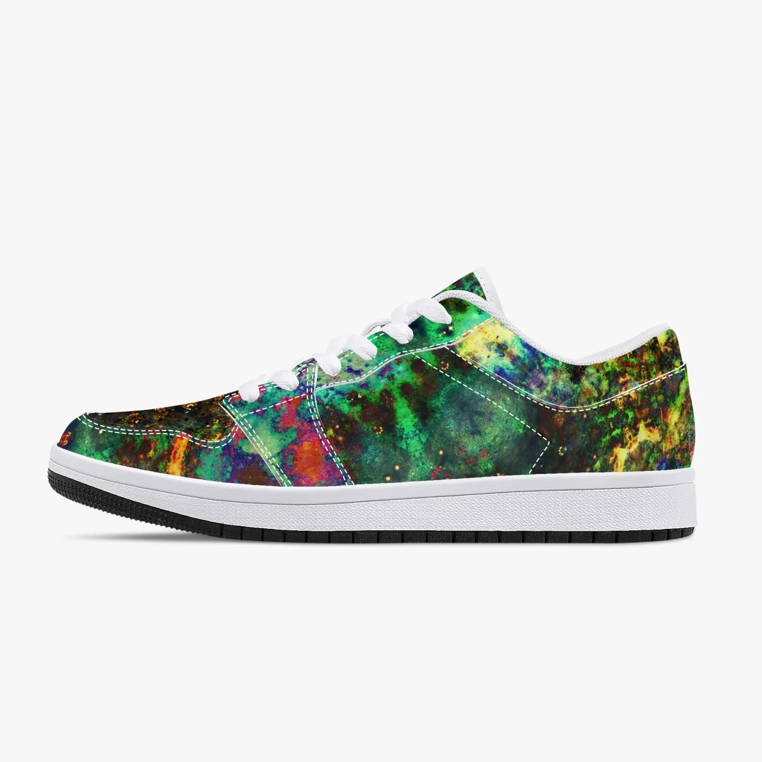 Xerxes Psychedelic Split-Style Low-Top Sneakers