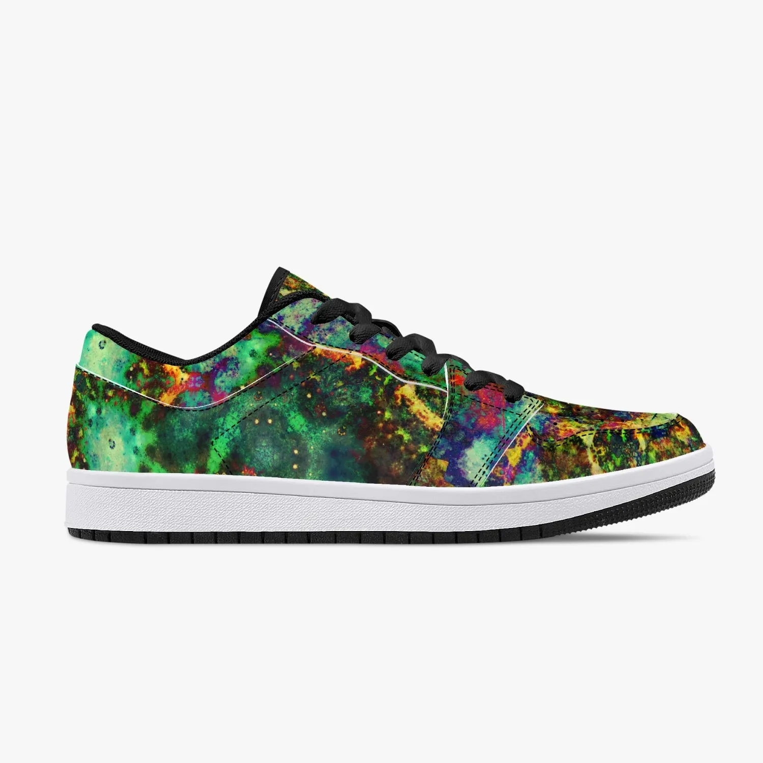 Xerxes Psychedelic Split-Style Low-Top Sneakers