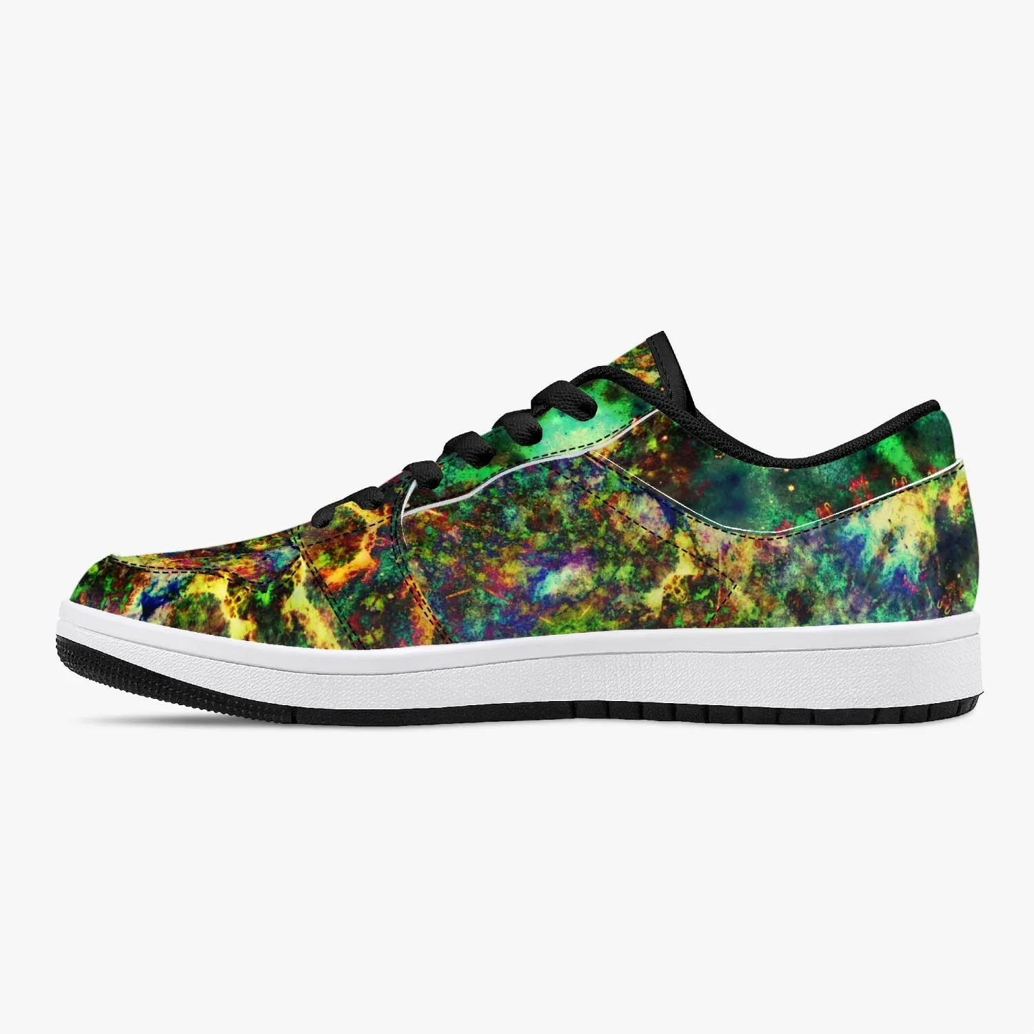 Xerxes Psychedelic Split-Style Low-Top Sneakers
