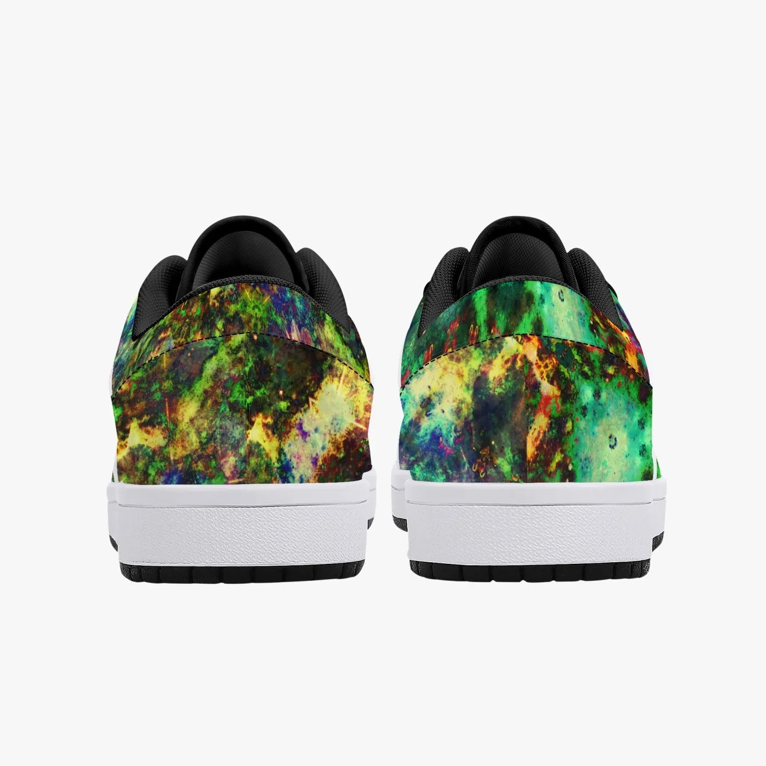Xerxes Psychedelic Split-Style Low-Top Sneakers