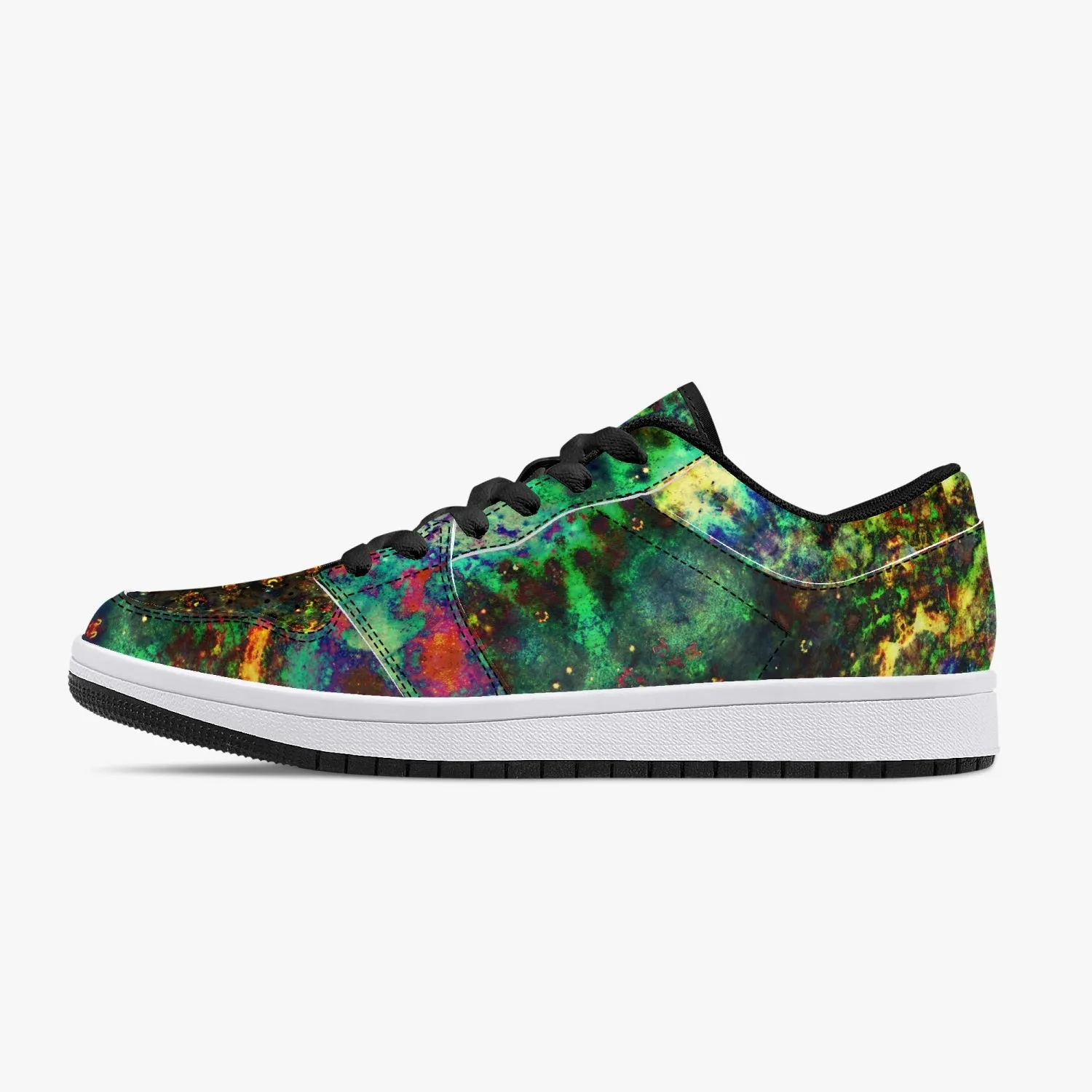 Xerxes Psychedelic Split-Style Low-Top Sneakers