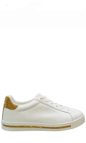 Xtra Sunshine Dark Gold Strass Sneakers (carryover style)
