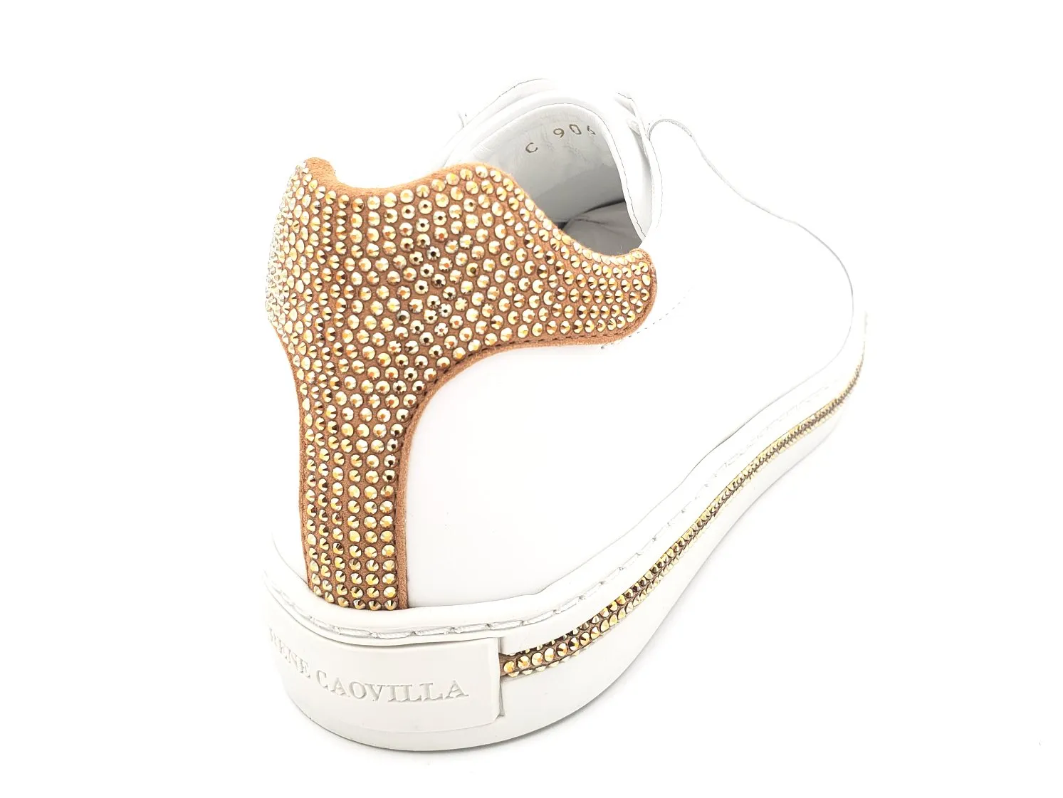 Xtra Sunshine Dark Gold Strass Sneakers (carryover style)