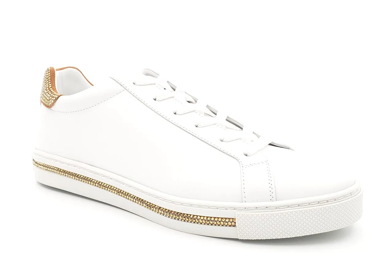 Xtra Sunshine Dark Gold Strass Sneakers (carryover style)