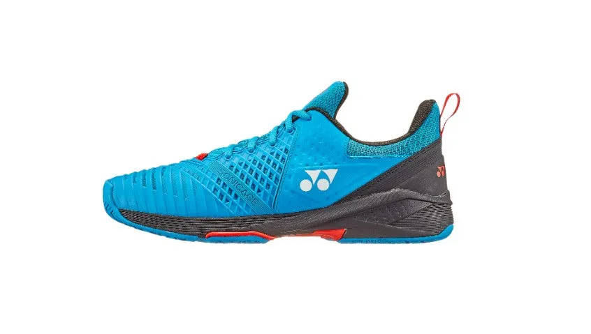 Yonex Power Cushion Sonicage 3 Wide Men's Tennis Shoe in Blue/Black