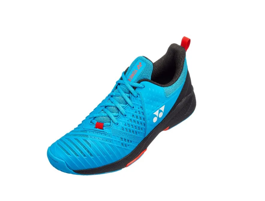 Yonex Power Cushion Sonicage 3 Wide Men's Tennis Shoe in Blue/Black