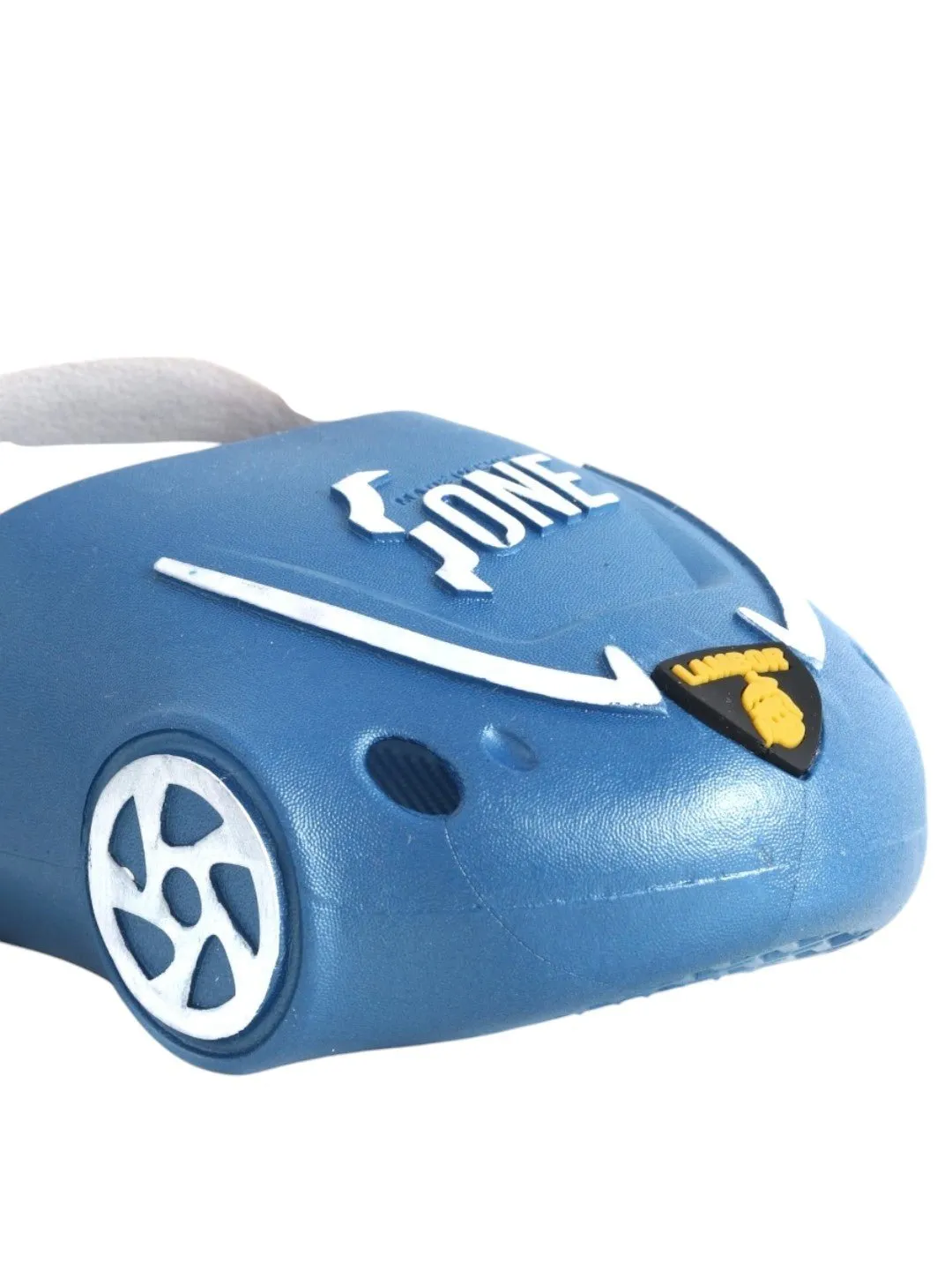 Zoom Into Comfort: Blue Car Clogs for Kids